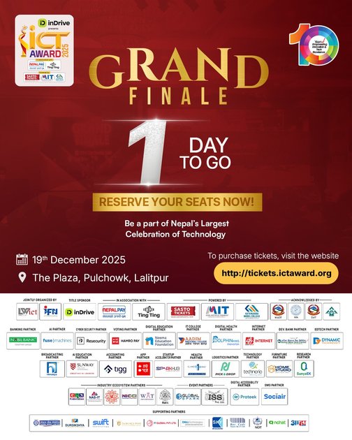 inDrive ICT Award 2025 Grand Finale Tomorrow: Nepal’s Biggest Tech Event Returns to Kathmandu