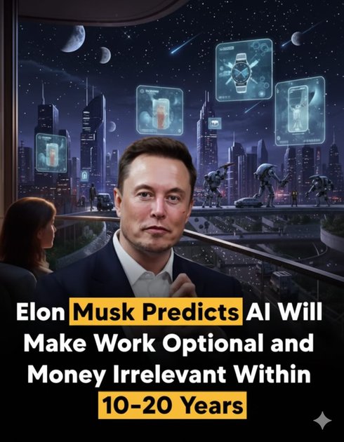 "Work Is Going to Be Optional": Elon Musk Explains How AI and Robotics Will Transform the Global Labor Market